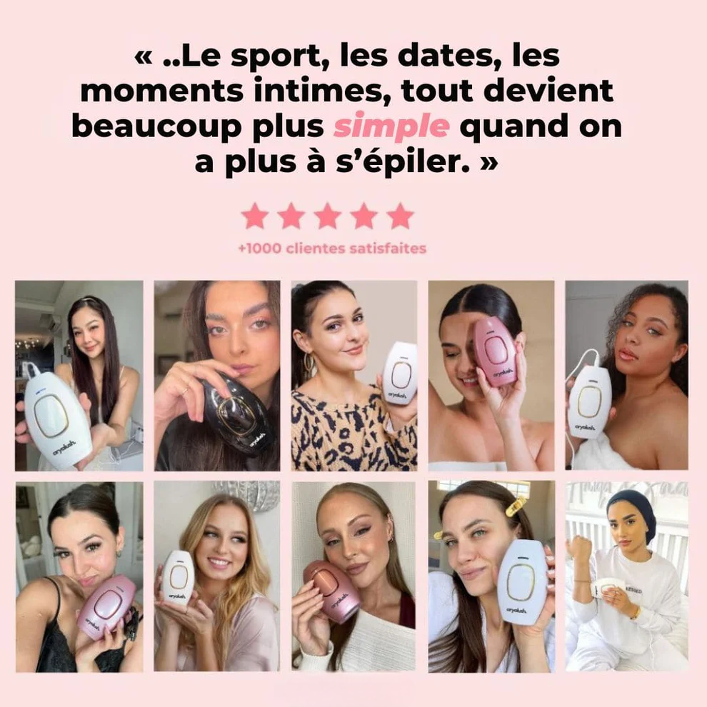 BLOOMY - ÉPILATEUR À LUMIÈRE PULSÉE